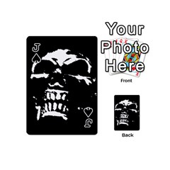 Jack Morbid Skull Playing Cards 54 Designs (Mini) from ZippyPress Front - SpadeJ
