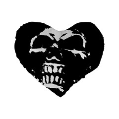 Morbid Skull Standard 16  Premium Heart Shape Cushion  from ZippyPress Front