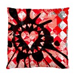 Love Heart Splatter Standard Cushion Case (One Side)