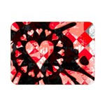 Love Heart Splatter Double Sided Flano Blanket (Mini)