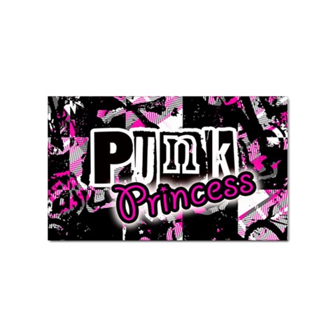 Punk Princess Sticker Rectangular (100 pack) from ZippyPress Front