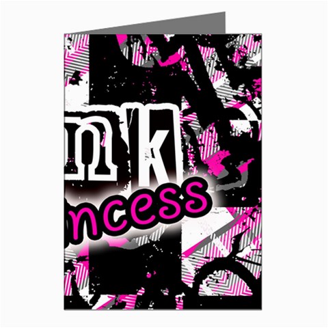 Punk Princess Greeting Cards (Pkg of 8) from ZippyPress Left