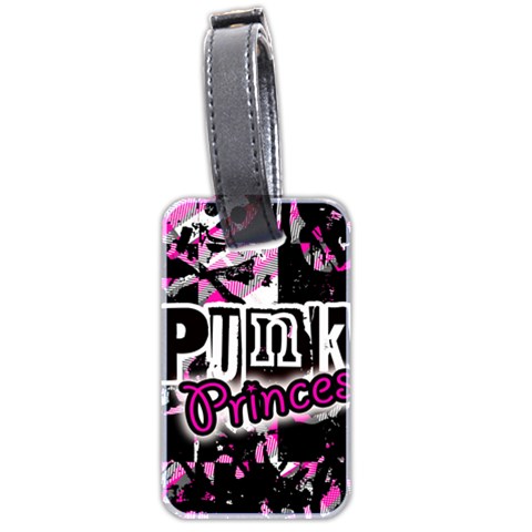 Punk Princess Luggage Tag (two sides) from ZippyPress Front
