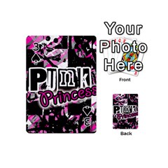 Punk Princess Playing Cards 54 Designs (Mini) from ZippyPress Front - Spade3