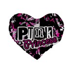 Punk Princess Standard 16  Premium Heart Shape Cushion 