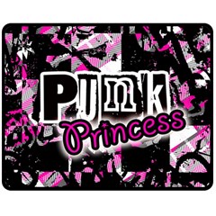 Punk Princess Double Sided Fleece Blanket (Medium) from ZippyPress 58.8 x47.4  Blanket Back
