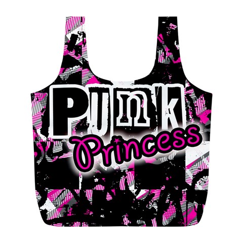 Punk Princess Full Print Recycle Bag (L) from ZippyPress Front