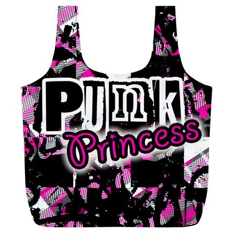 Punk Princess Full Print Recycle Bag (XL) from ZippyPress Front
