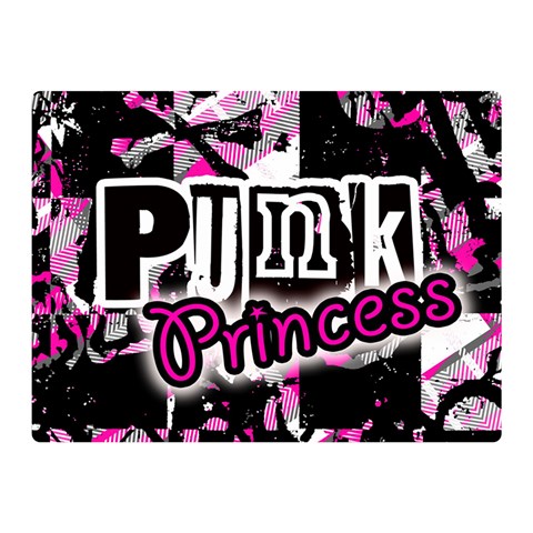 Punk Princess Double Sided Flano Blanket (Mini) from ZippyPress 35 x27  Blanket Front