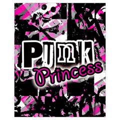 Punk Princess Drawstring Pouch (XL) from ZippyPress Back