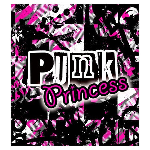 Punk Princess Drawstring Pouch (XXL) from ZippyPress Front