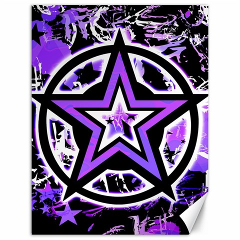 Purple Star Canvas 12  x 16  from ZippyPress 11.86 x15.41  Canvas - 1