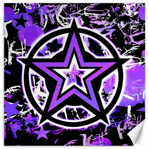 Purple Star Canvas 20  x 20  from ZippyPress 19 x19.27  Canvas - 1