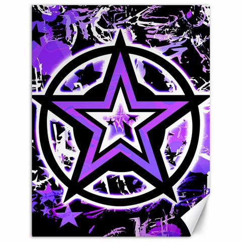 Purple Star Canvas 18  x 24  from ZippyPress 17.8 x23.08  Canvas - 1