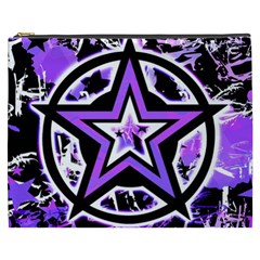 Purple Star Cosmetic Bag (XXXL) from ZippyPress Front