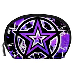 Purple Star Accessory Pouch (Large) from ZippyPress Front