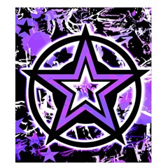 Purple Star Duvet Cover Double Side (King Size) from ZippyPress Front