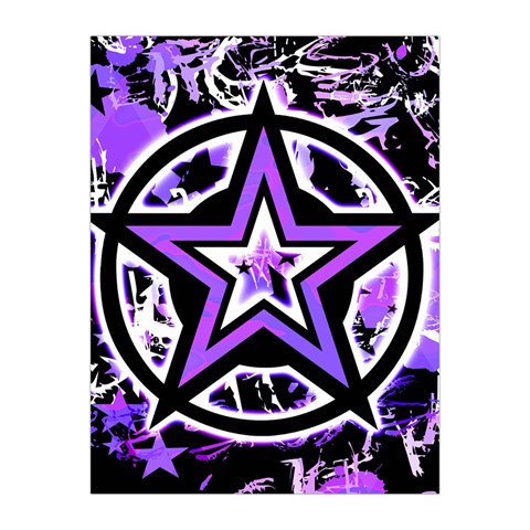 Purple Star Medium Tapestry from ZippyPress Front