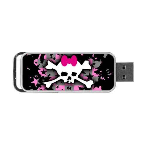 Scene Skull Splatter Portable USB Flash (One Side) from ZippyPress Front