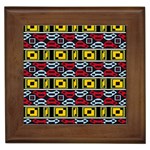 Rectangles and other shapes pattern                                    Framed Tile