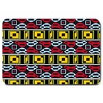 Rectangles and other shapes pattern                                    Large Doormat