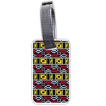 Rectangles and other shapes pattern                                    Luggage Tag (one side)