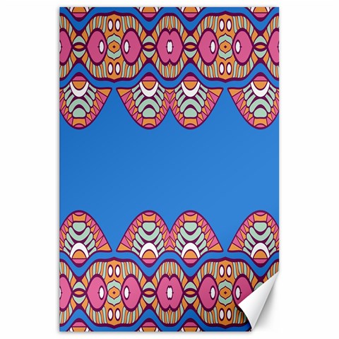 Shapes chains on a blue background                                              Canvas 20  x 30  from ZippyPress 19.62 x28.9  Canvas - 1