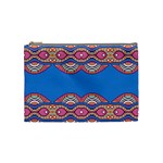 Shapes chains on a blue background                                              Cosmetic Bag