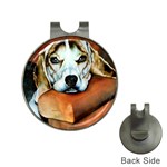 Lazy Lucy Beagle Golf Ball Marker Hat Clip