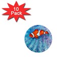 Serenity Clown and Anemone 1  Mini Magnet (10 pack) 
