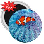 Serenity Clown and Anemone 3  Magnet (10 pack)