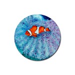 Serenity Clown and Anemone Rubber Round Coaster (4 pack)