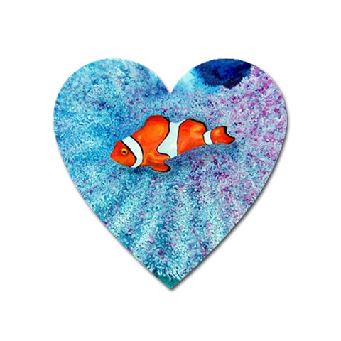 Serenity Clown and Anemone Magnet (Heart) from ZippyPress Front