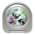 Angel Fish and Neon Aquarium Travel Alarm Clock