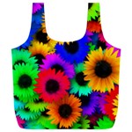 Colorful sunflowers                                              Full Print Recycle Bag (XXL)
