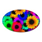 Colorful sunflowers                                                   Magnet (Oval)