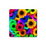 Colorful sunflowers                                                   Magnet (Square)