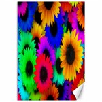 Colorful sunflowers                                                   Canvas 12  x 18 