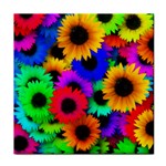 Colorful sunflowers                                                   Face Towel