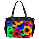 Colorful sunflowers                                                   Oversize Office Handbag (2 Sides)