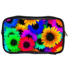 Colorful sunflowers                                                   Toiletries Bag (Two Sides) from ZippyPress Front