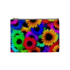 Colorful sunflowers                                                   Cosmetic Bag from ZippyPress Front