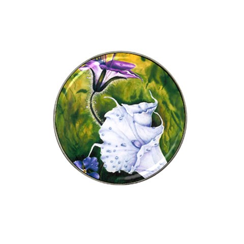 Flowers in the Rain Hat Clip Ball Marker (4 pack) from ZippyPress Front