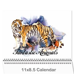 Fantastic Animals Wall Calendar 11 x 8.5 (12 Cover