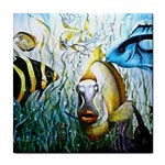 Bubba Fish and Friends Aquarium Tile Coaster