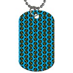 0059 Comic Head Bothered Smiley Pattern Dog Tag (Two Sides)