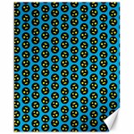 0059 Comic Head Bothered Smiley Pattern Canvas 16  x 20 