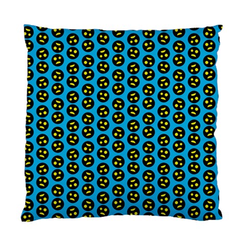 0059 Comic Head Bothered Smiley Pattern Standard Cushion Case (One Side) from ZippyPress Front