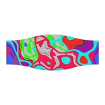 Colorful distorted shapes on a grey background                                                     Stretchable Headband