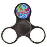 Colorful distorted shapes on a grey background                                                    Finger Spinner
